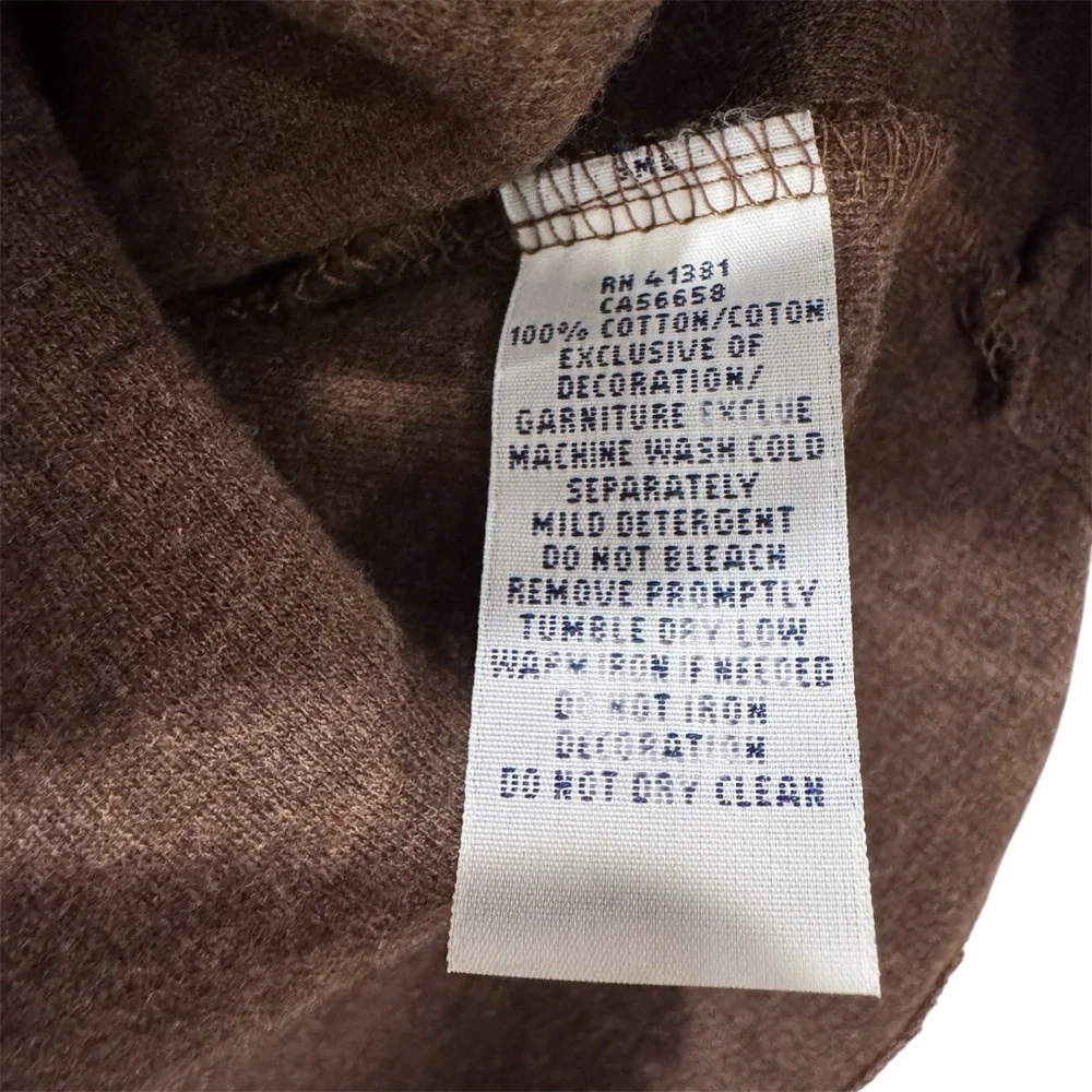 Mens Polo Ralph Lauren 1/4 Zip Collar Cotton Knit Pullover Sweater Pony Brown L